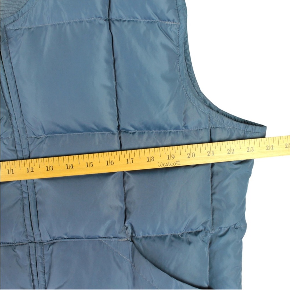 Vintage REI Goose Down Vest Men Size XL Blue Quilted Full Zip Outdoor EUC - Picture 9 of 10